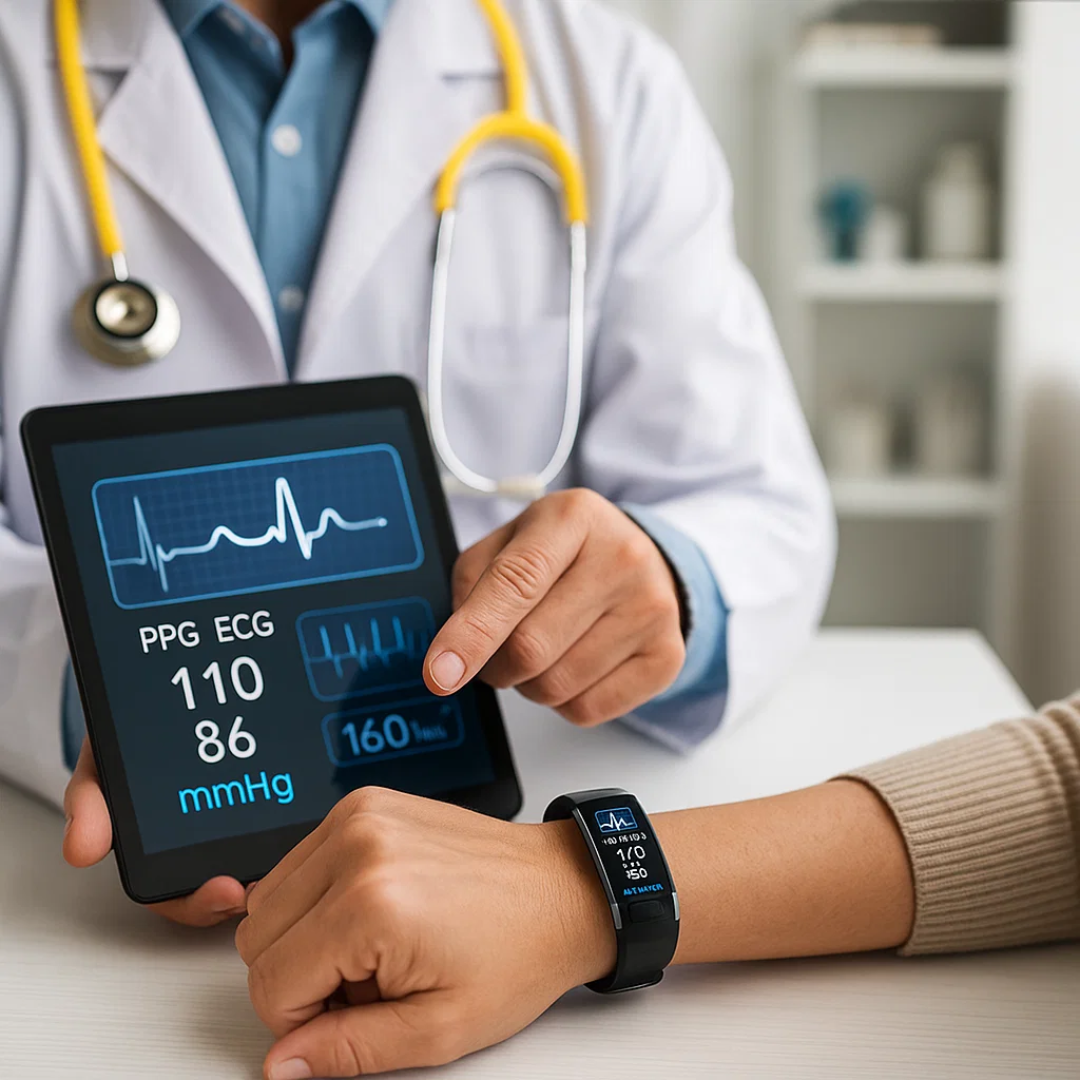 VitaBand | Intelligentes Gesundheitsarmband mit EKG & Schlafanalyse Decorique.de