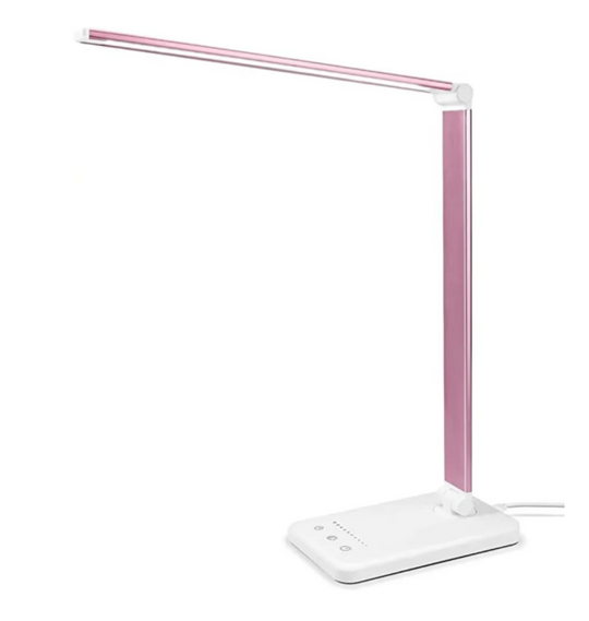 VivaLight | Helle LED-Tischlampe mit USB-Funktion Rosa Decorique.de