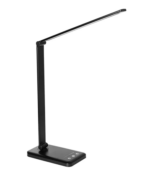 VivaLight | Helle LED-Tischlampe mit USB-Funktion Schwarz Decorique.de