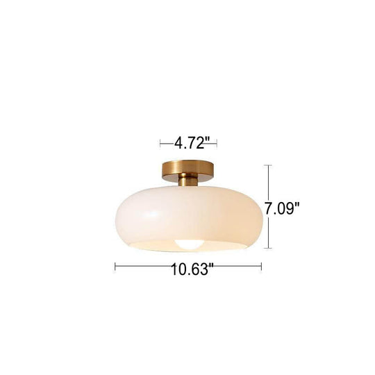 VivaLuce | Einfarbige Retro-Pendelleuchte aus Glas Decorique.de