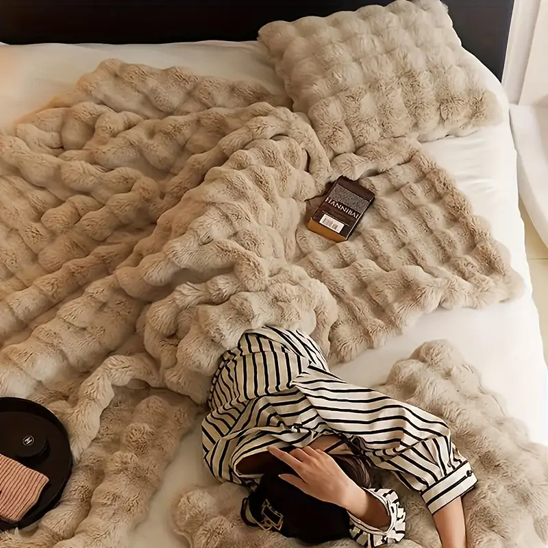 WaffleCloud | Bequemes & Weiches Verstärktes Decke Decorique.de