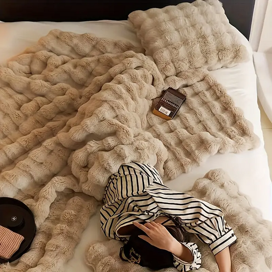 WaffleCloud | Bequemes & Weiches Verstärktes Decke Decorique.de