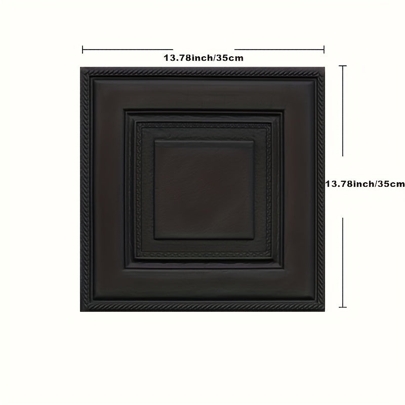 WallFlex | Peel & Stick Wandpaneele – Feuchtigkeitsresistent & DIY Schwarz Decorique.de