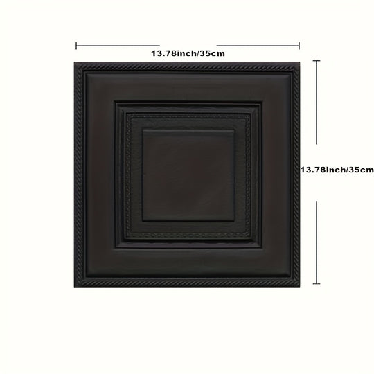 WallFlex | Peel & Stick Wandpaneele – Feuchtigkeitsresistent & DIY Schwarz Decorique.de