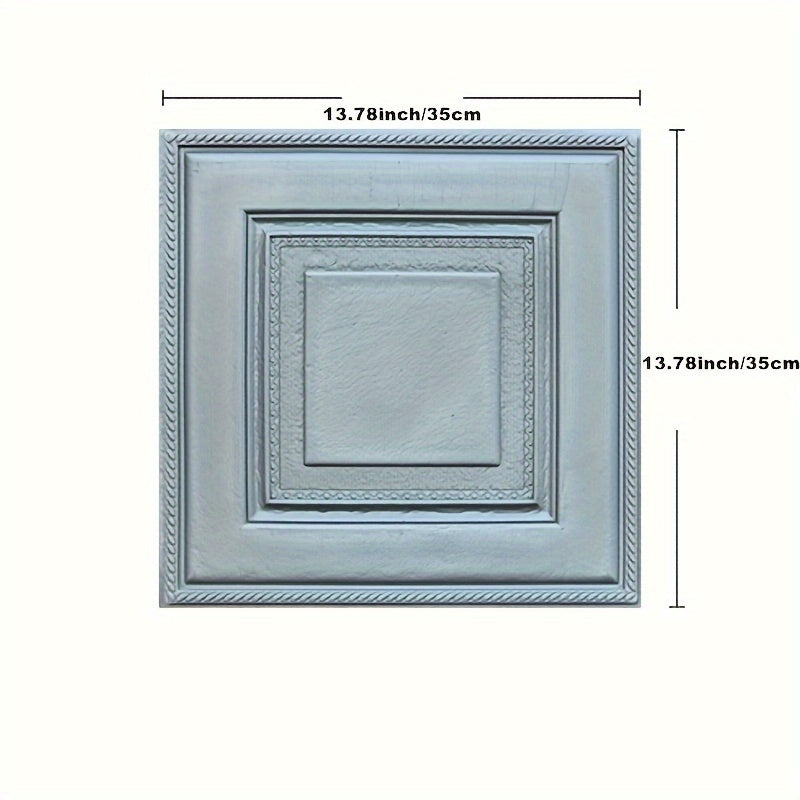 WallFlex | Peel & Stick Wandpaneele – Feuchtigkeitsresistent & DIY Silber Decorique.de