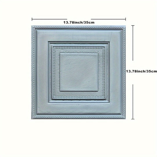 WallFlex | Peel & Stick Wandpaneele – Feuchtigkeitsresistent & DIY Silber Decorique.de