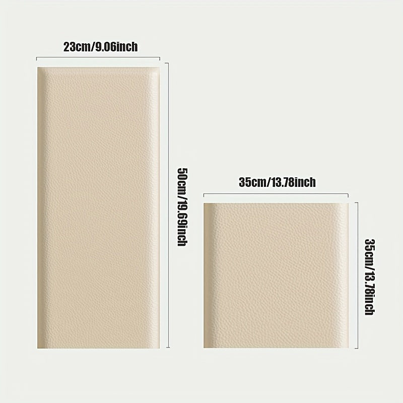 WallSoft | 3D wall panels set of 5 - Soft padded & self-adhesive Decorique.de