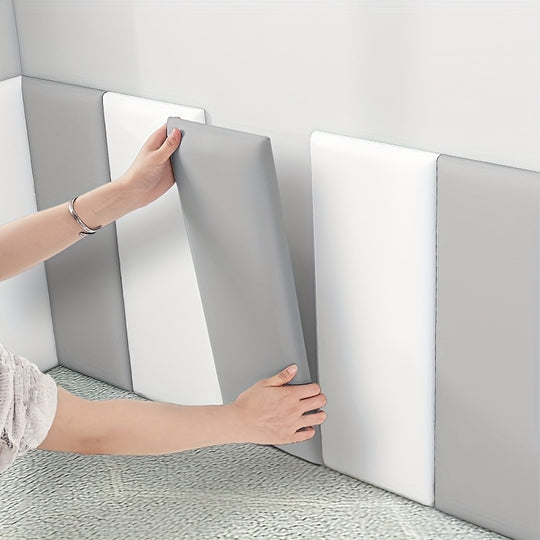 WallSoft | 3D wall panels set of 5 - Soft padded & self-adhesive Decorique.de