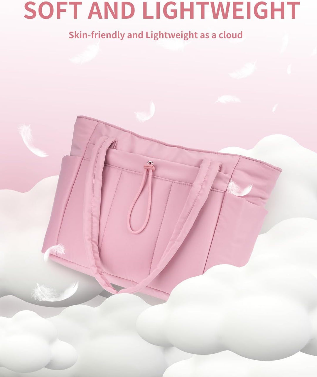 CarryLuxe | Puffer-Tasche – Mit Becherhalter & Laptopfach