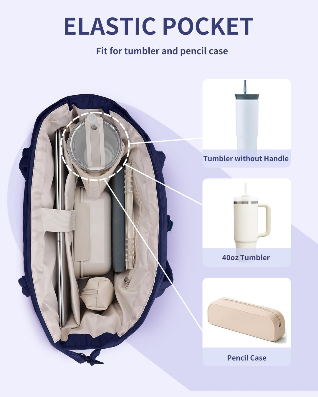 CarryLuxe | Puffer-Tasche – Mit Becherhalter & Laptopfach