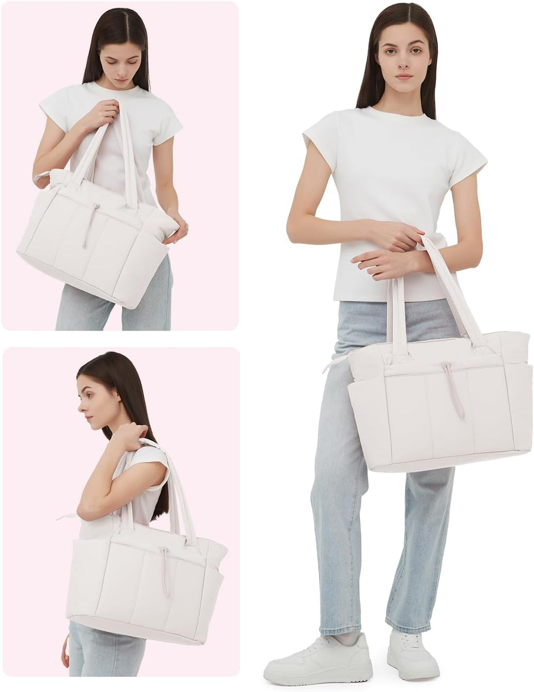 CarryLuxe | Puffer-Tasche – Mit Becherhalter & Laptopfach