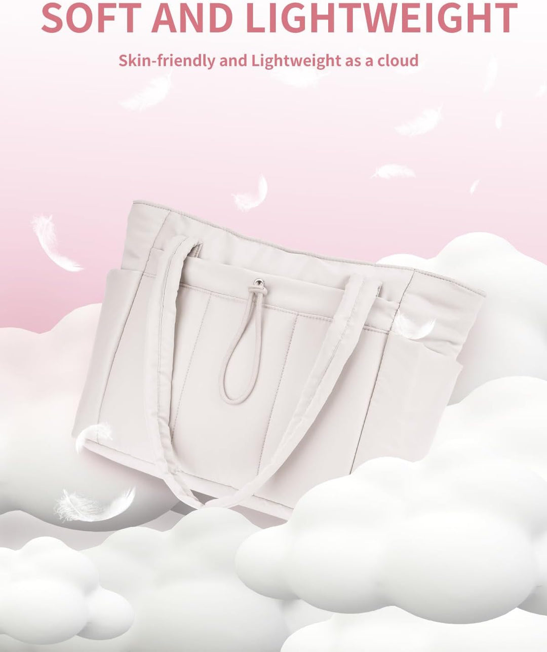 CarryLuxe | Puffer-Tasche – Mit Becherhalter & Laptopfach