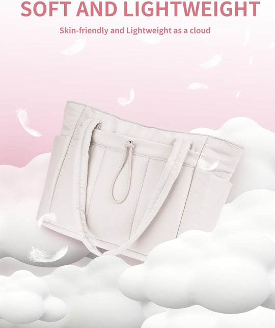 CarryLuxe | Puffer-Tasche – Mit Becherhalter & Laptopfach