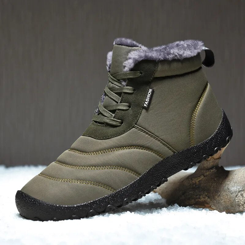 WarmStep | Warme Orthopädische Winterschuhe Hellbraun Decorique.de