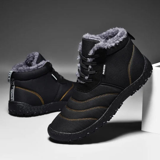 WarmStep | Warme Orthopädische Winterschuhe Schwarz Decorique.de