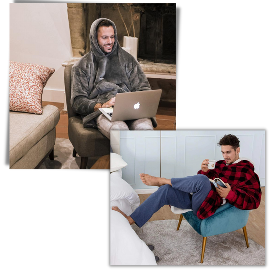 WarmWrap | Kuscheliger Oversize-Decken-Hoodie Decorique.de