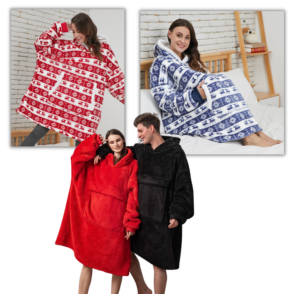 WarmWrap | Kuscheliger Oversize-Decken-Hoodie Decorique.de