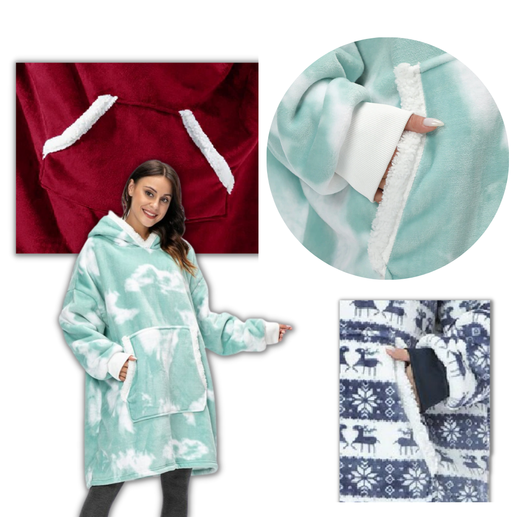 WarmWrap | Kuscheliger Oversize-Decken-Hoodie Decorique.de