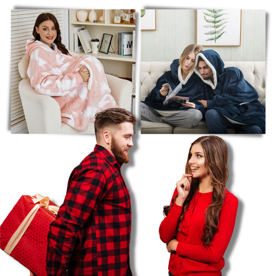 WarmWrap | Kuscheliger Oversize-Decken-Hoodie Decorique.de