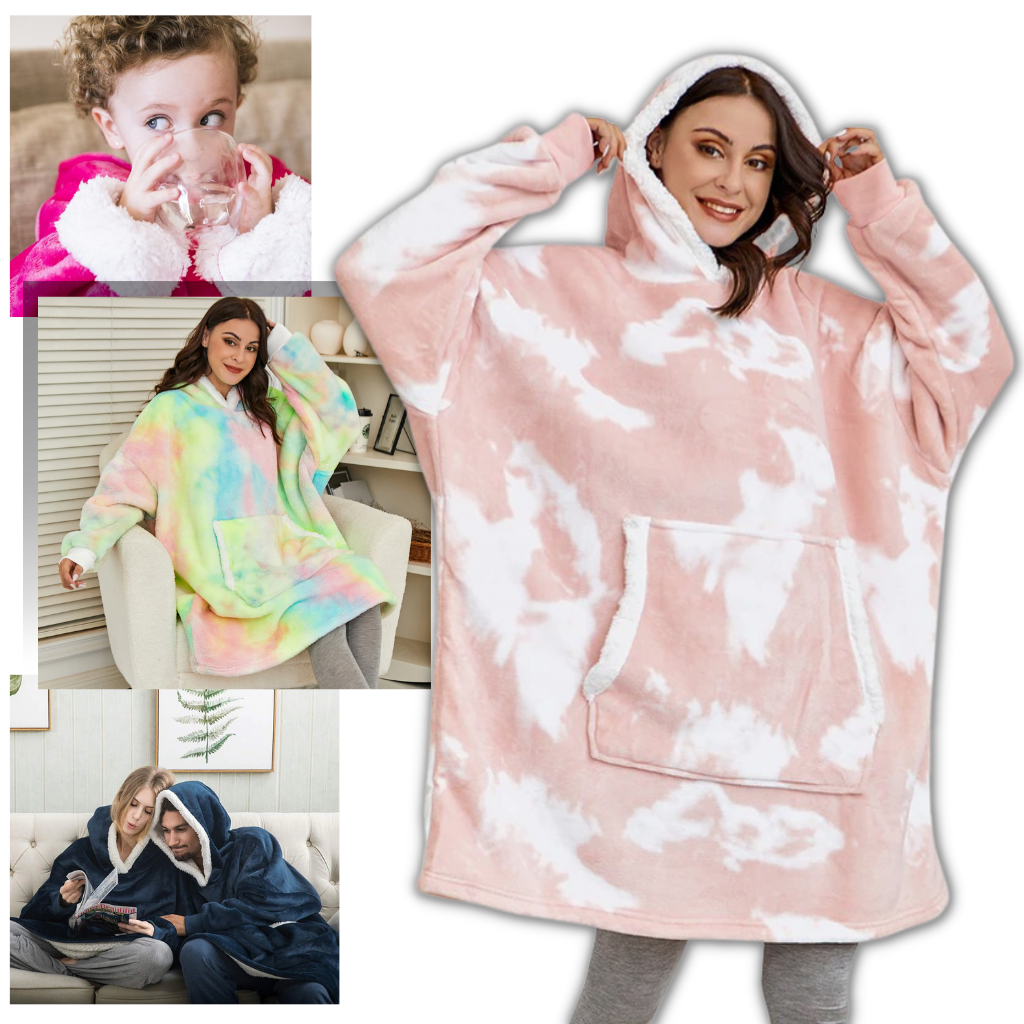 WarmWrap | Kuscheliger Oversize-Decken-Hoodie Decorique.de