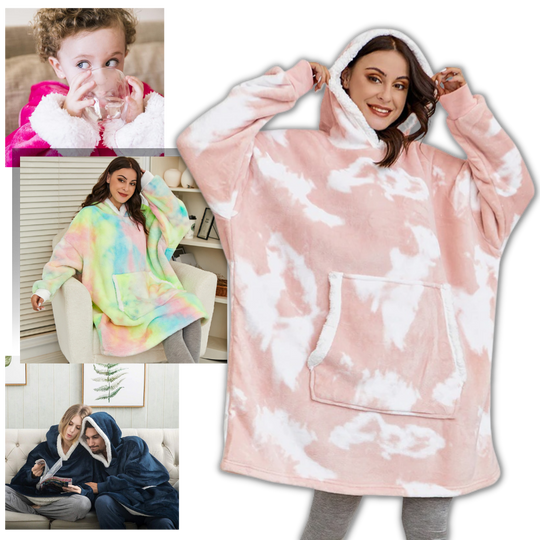 WarmWrap | Kuscheliger Oversize-Decken-Hoodie Decorique.de