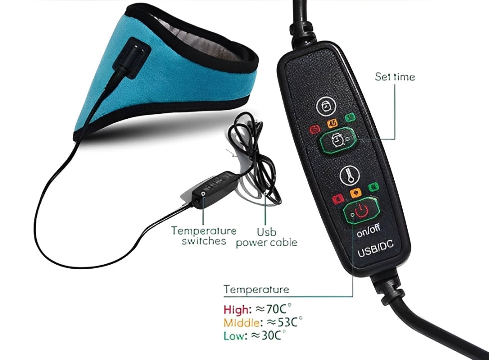 WarmZen | Elektrische Heiz-Nackenstütze zur Schmerzlinderung Decorique.de