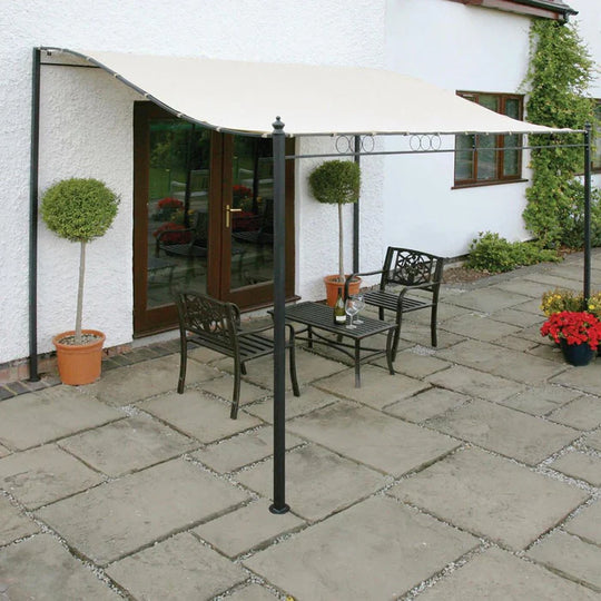 SunShield | Wasserdichte Garten-Pergola Markisen-Decke