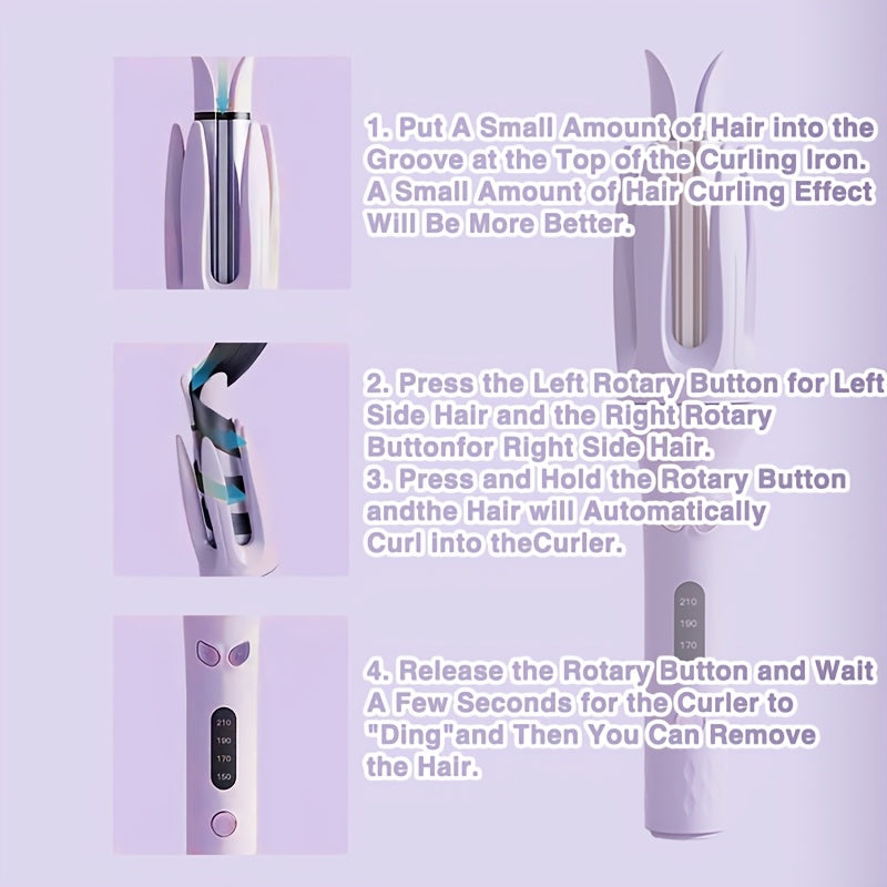 WaveCharm | Automatischer Lockenwickler mit Smart Timer Decorique.de