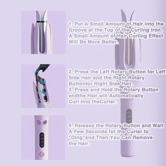 WaveCharm | Automatischer Lockenwickler mit Smart Timer Decorique.de