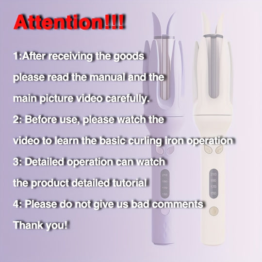 WaveCharm | Automatischer Lockenwickler mit Smart Timer Decorique.de