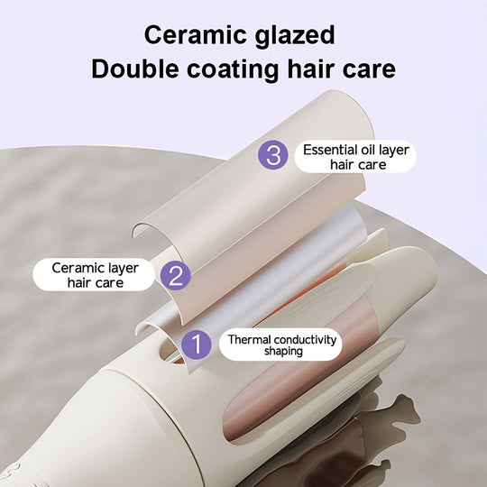 WaveFlex | 32mm Professioneller Wellenstab mit Negativ-Ionen-Technologie Decorique.de