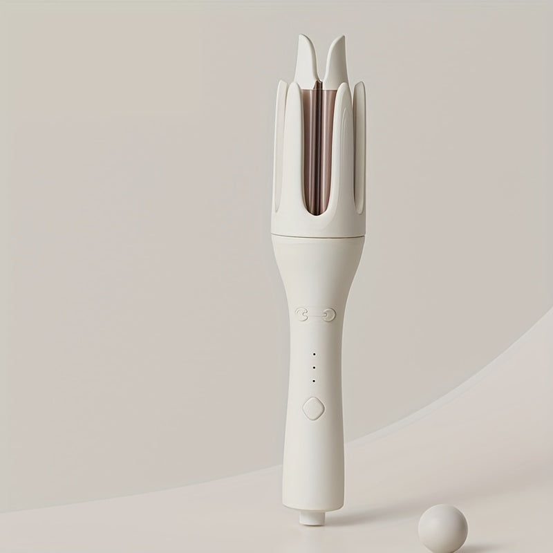 WaveFlex | 32mm Professioneller Wellenstab mit Negativ-Ionen-Technologie Snow White Decorique.de