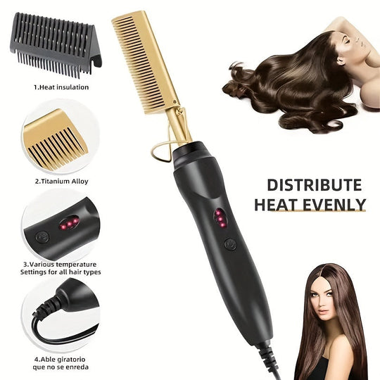 WaveGlam | Schnell aufheizender Glatt- und Lockenstab für alle Haartypen Decorique.de