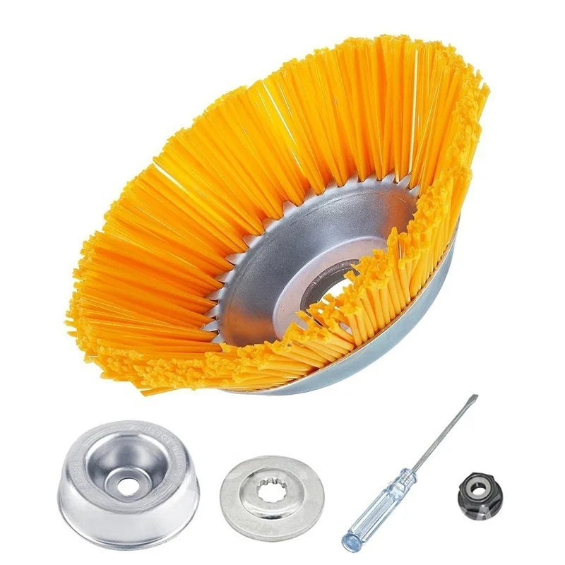 WeedWhirl | Effektives Nylon-Bürstenrad für Unkraut Type B Decorique.de