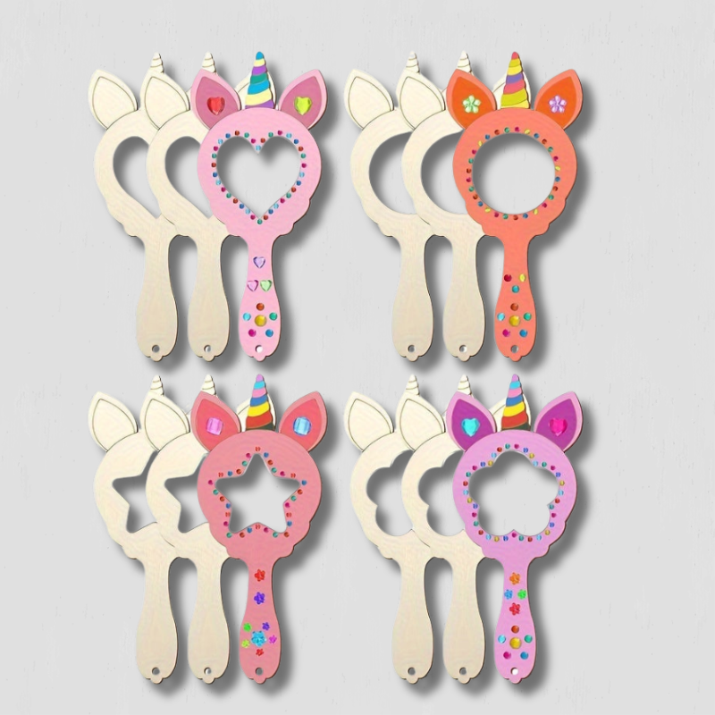 WhimsyReflections | DIY Einhornspiegel mit handgemachtem Design Decorique.de