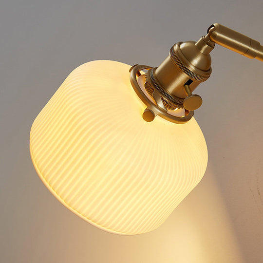 WhiteStripe | Minimalistische Wandlampe mit Struktur Decorique.de