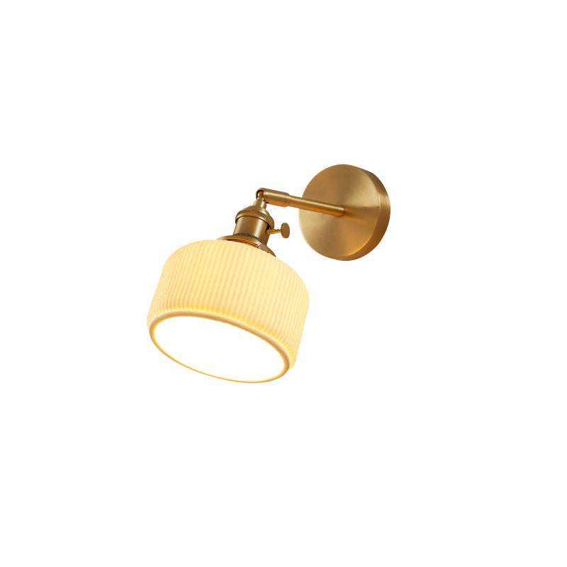 WhiteStripe | Minimalistische Wandlampe mit Struktur Decorique.de