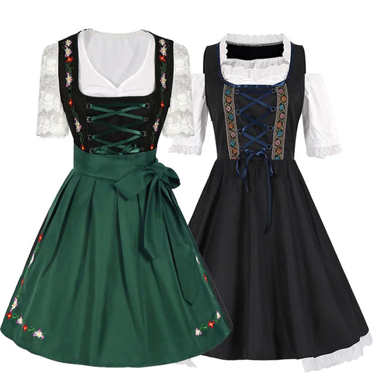 Wiesenglanz | Damen-Dirndlkleid im Traditionellen Oktoberfest-Stil Decorique.de