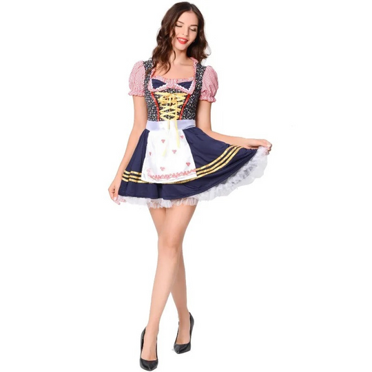 Wiesenglück | Damen-Mini-Dirndl für Oktoberfest & Feste Decorique.de