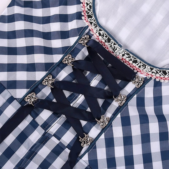 Wiesenzauber | Damen-Dirndl – Sommerlich Blau Decorique.de