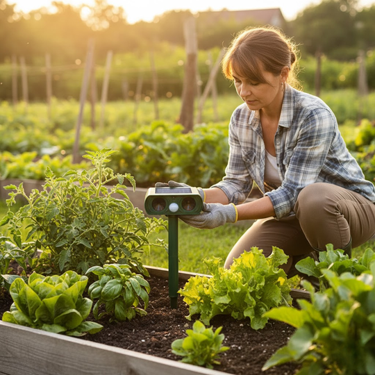 WildGuard | Solarbetriebener und Ultraschall-Tiervertreiber Decorique.de