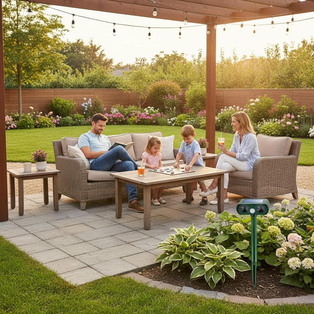 WildGuard | Solarbetriebener und Ultraschall-Tiervertreiber Decorique.de