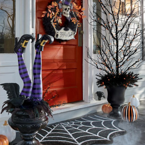 WitchLegs | Lustige Hexenbeine für Garten & Eingang Decorique.de