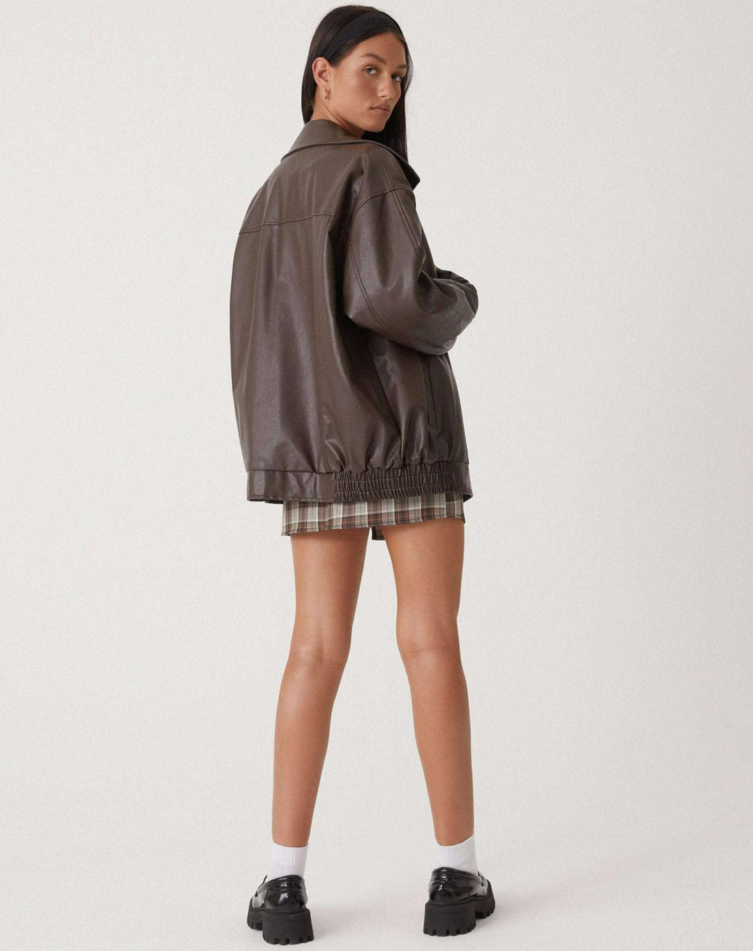 Trendige PU-Lederjacke Damen – Stilvolle Jacke für Bequemen Tragekomfort-4