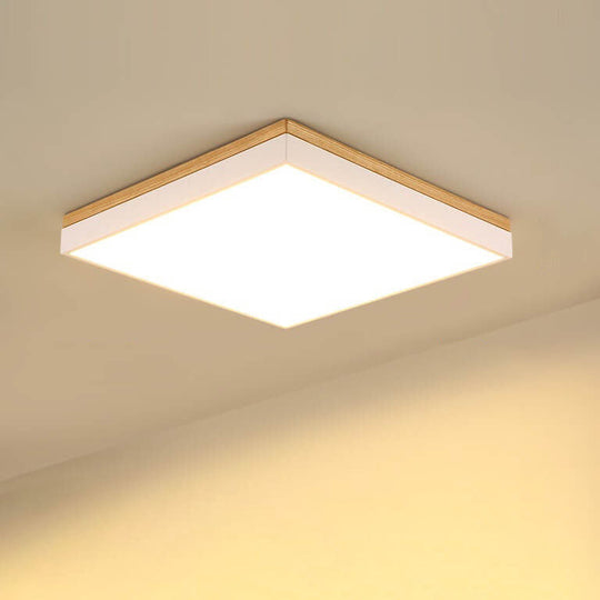 WoodForma | Schlichte LED-Holzdeckenleuchte in Naturform Decorique.de