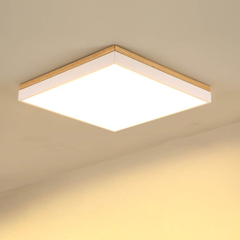 WoodForma | Schlichte LED-Holzdeckenleuchte in Naturform Decorique.de