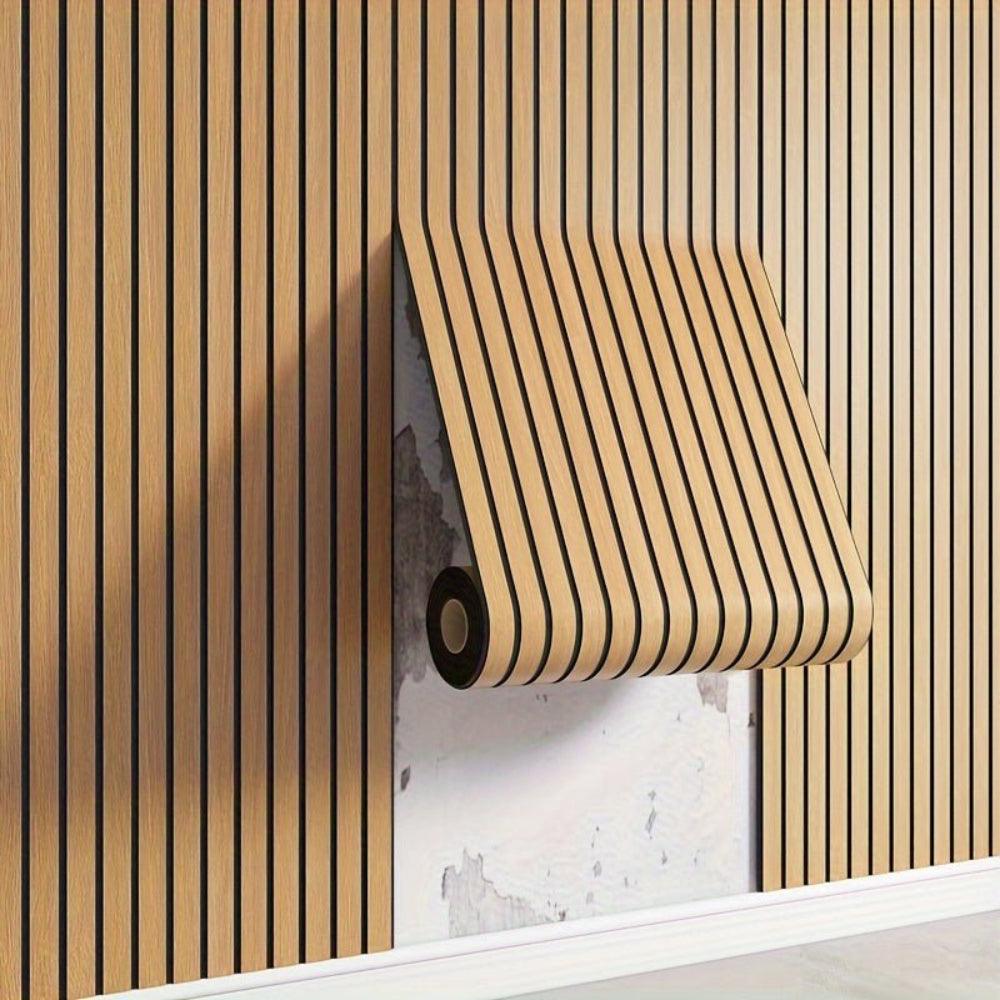WoodWall | Selbstklebende 3D Wandpaneele mit Holzoptik Hellbraun Decorique.de