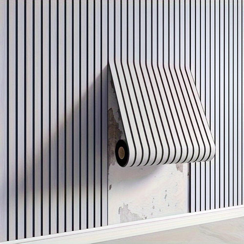 WoodWall | Selbstklebende 3D Wandpaneele mit Holzoptik Weiß Decorique.de