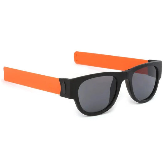 WrapShade | Faltbare Slap-Sonnenbrille Orange Polarisiert Decorique.de