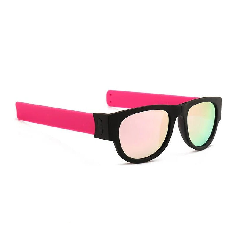 WrapShade | Faltbare Slap-Sonnenbrille Pink Decorique.de